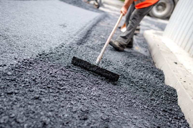 Close-up of Asphalt Sealings